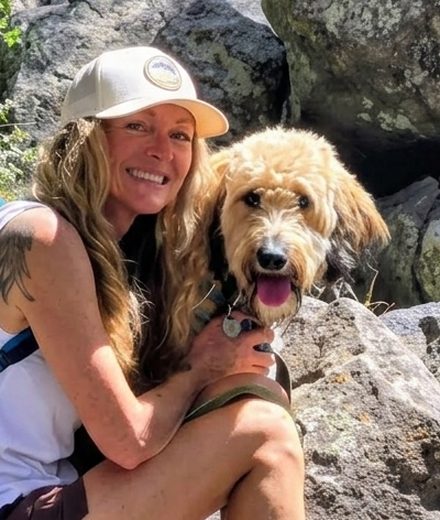 Ashley Crawford, Nutritional Therapy Practitioner at Nourish Wise, hiking in northern New Mexico